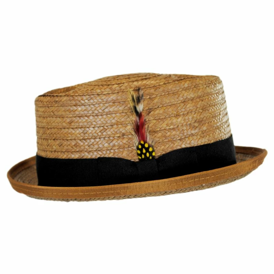 Be Bop Coconut Straw Pork Pie Hat 2 Be Bop Coconut Straw Pork Pie Hat - Image 2