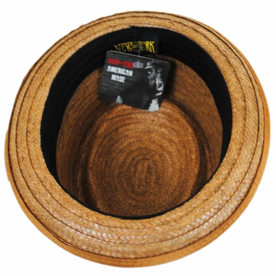 Be Bop Coconut Straw Pork Pie Hat 3 Be Bop Coconut Straw Pork Pie Hat - Image 3