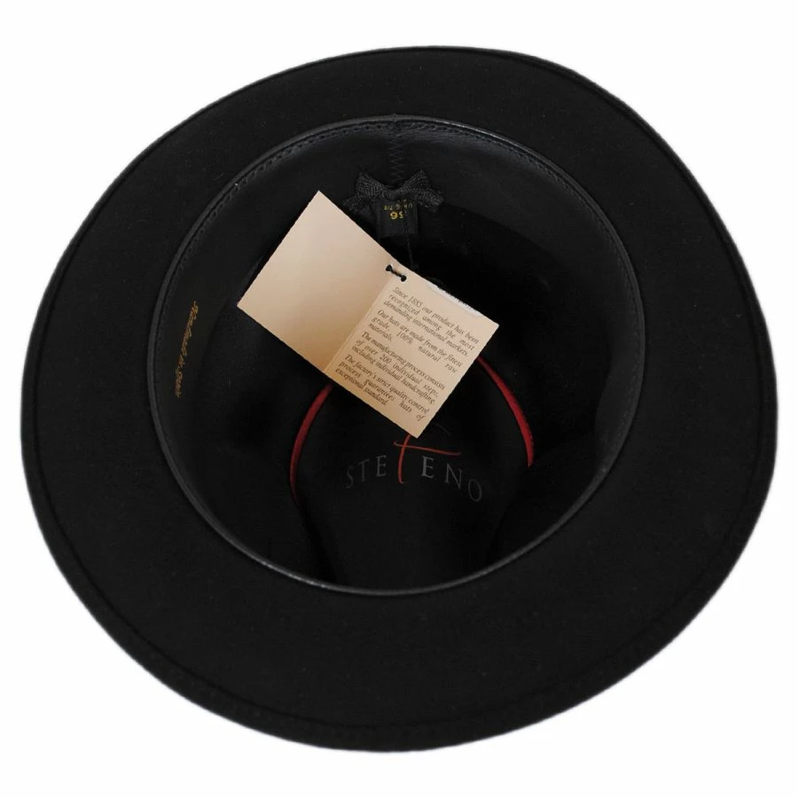 Ultimo Beaver Fur Felt Fedora Hat - Image 3