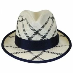 Rialto Shantung Straw Trilby Fedora Hat