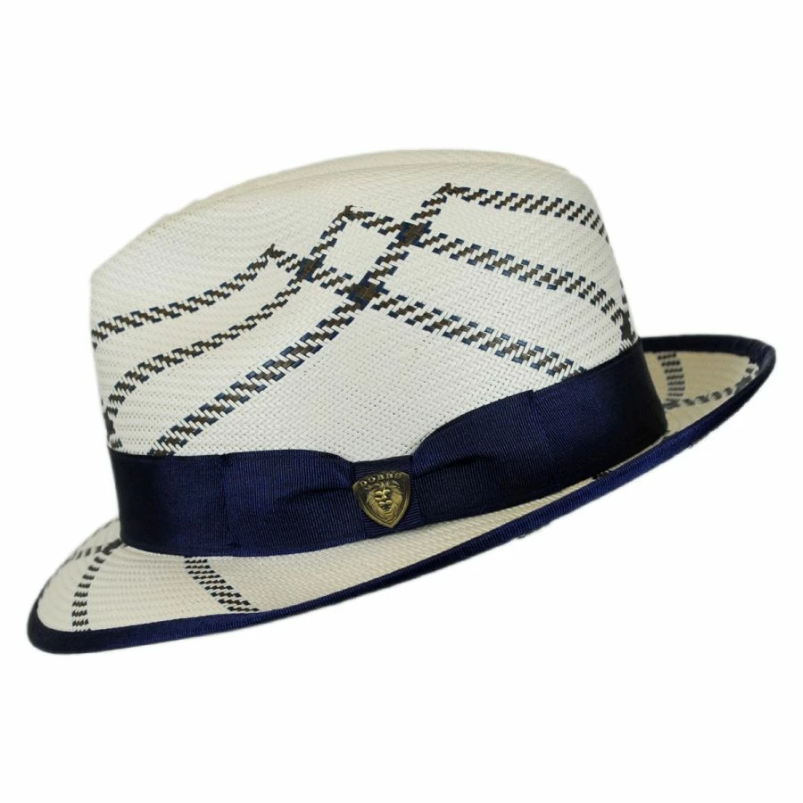 Rialto Shantung Straw Trilby Fedora Hat 2 Rialto Shantung Straw Trilby Fedora Hat - Image 2