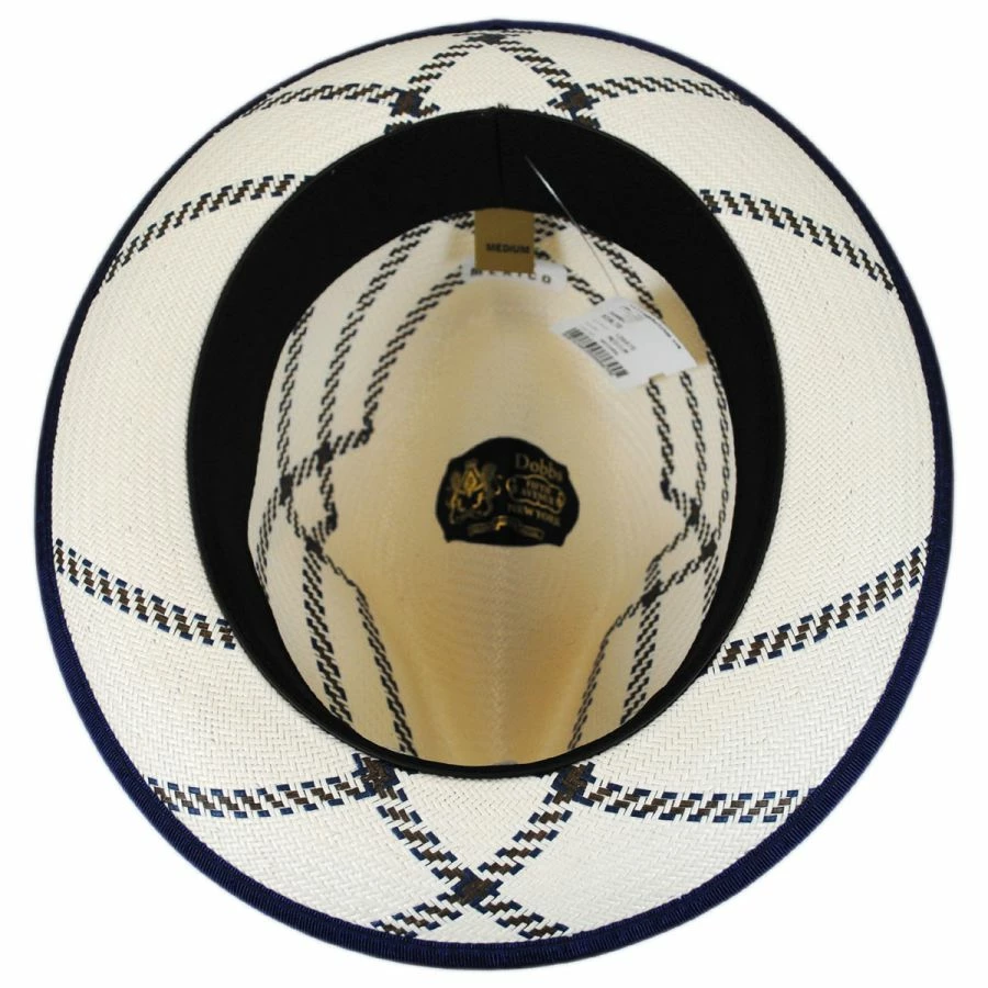 Rialto Shantung Straw Trilby Fedora Hat 3 Rialto Shantung Straw Trilby Fedora Hat - Image 3