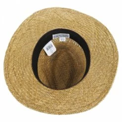 Stetson Childress Vent Seagrass Straw Safari Fedora Hat -CHARLIE 1 HORSE Shop 194621