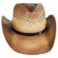 Route 66 Raffia Straw Cowboy Hat