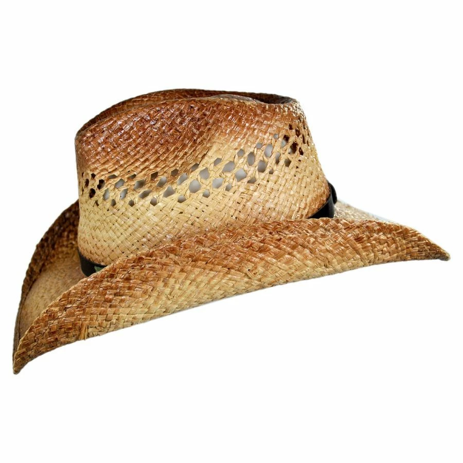 Route 66 Raffia Straw Cowboy Hat - Image 2