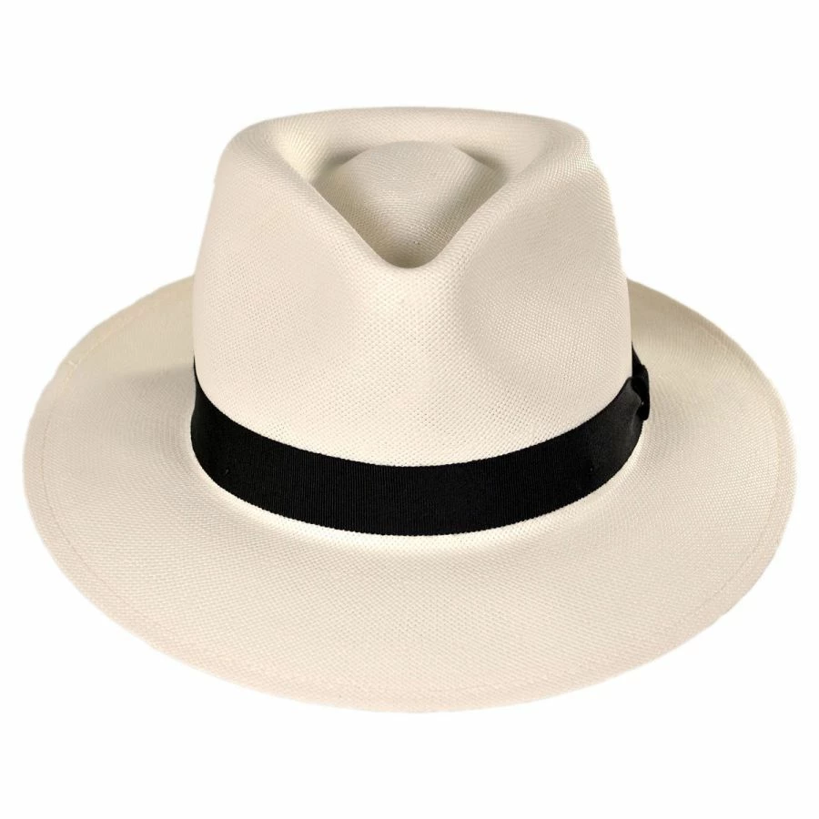 Konrath Shantung LiteStraw Fedora Hat 1 Konrath Shantung LiteStraw Fedora Hat