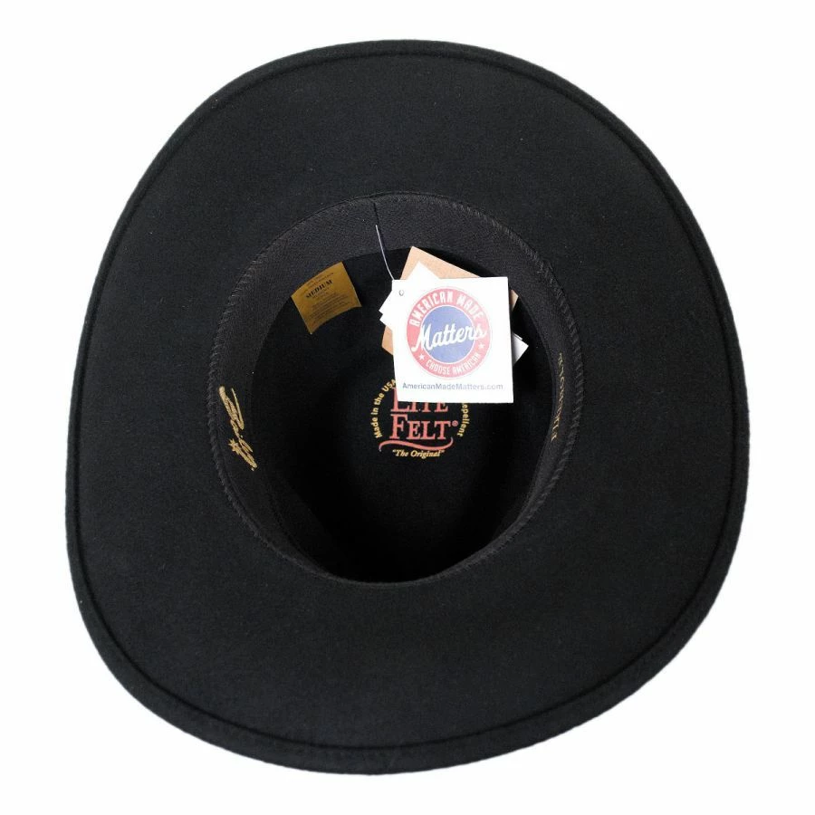Firehole Crushable Wool LiteFelt Western Hat 3 Firehole Crushable Wool LiteFelt Western Hat - Image 3