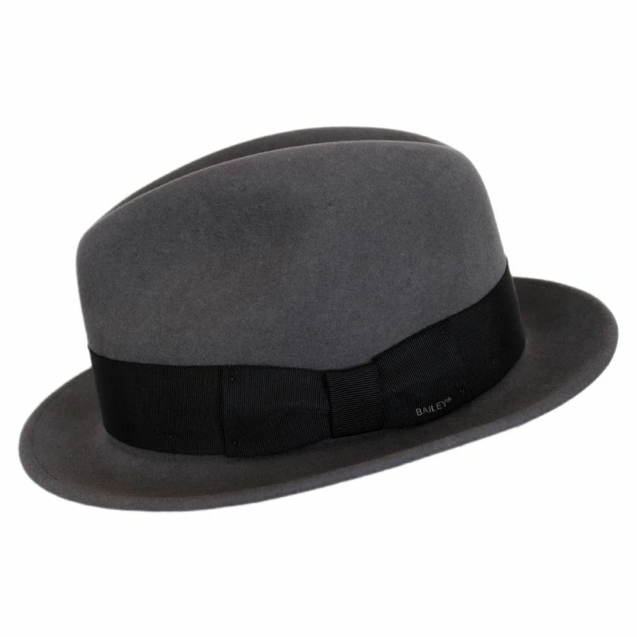Bogan Elite Wool Felt Fedora Hat 2 Bogan Elite Wool Felt Fedora Hat - Image 2