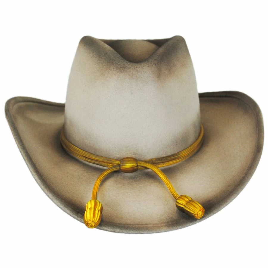 Stetson John Wayne The Fort Wool Felt Crushable Western Hat - Silverbelly