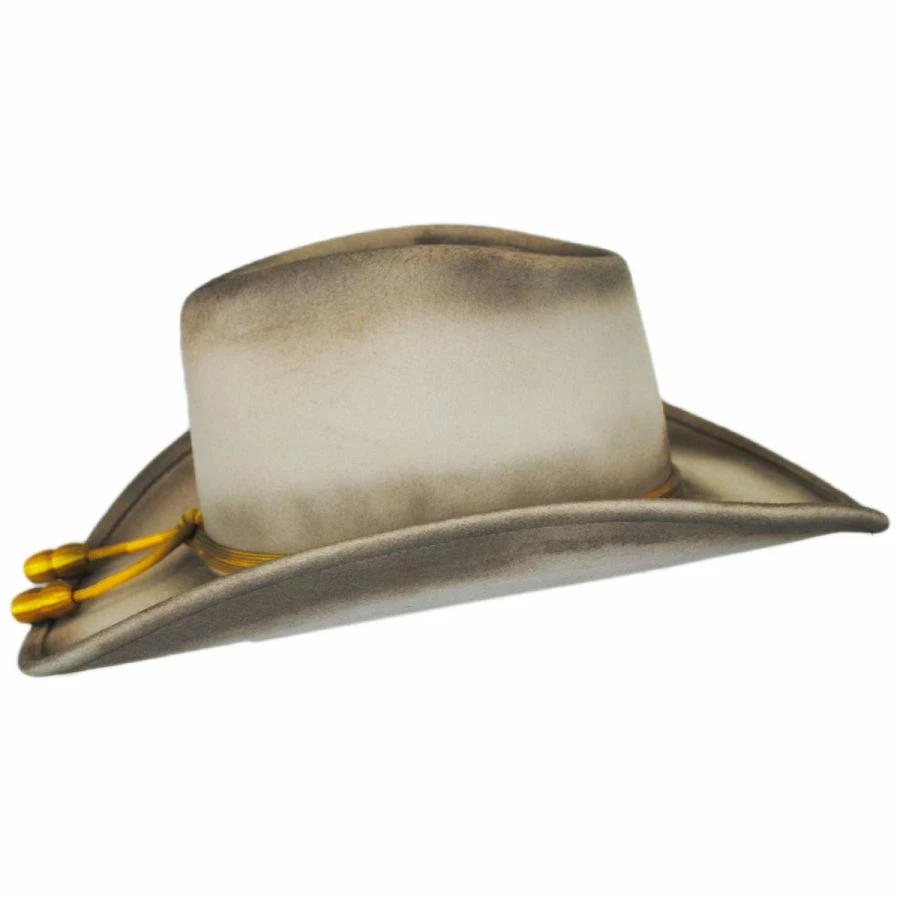 Stetson John Wayne The Fort Wool Felt Crushable Western Hat - Silverbelly - Image 2