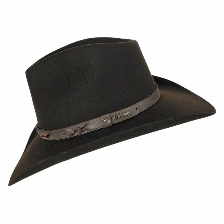 Navarro Wool Felt Western Hat 2 Navarro Wool Felt Western Hat - Image 2