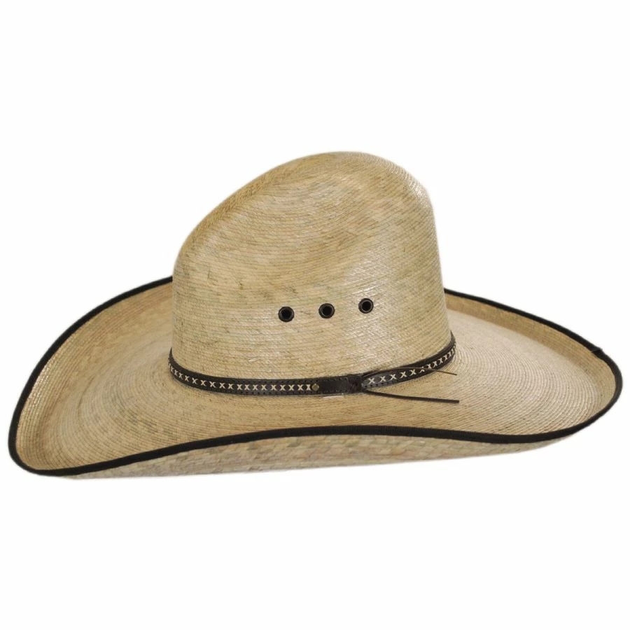 CHARLIE 1 HORSE Bandito Palm Leaf Straw Gus Hat - Image 2