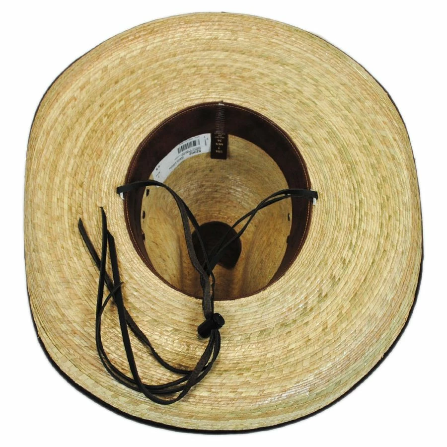CHARLIE 1 HORSE Bandito Palm Leaf Straw Gus Hat - Image 3