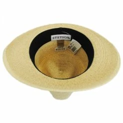 Stetson Rushmore Palm Leaf Straw Fedora Hat -CHARLIE 1 HORSE Shop 274699
