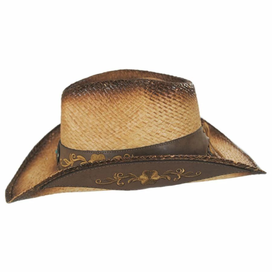 Wildflower Aged Straw Western Hat 2 Wildflower Aged Straw Western Hat - Image 2