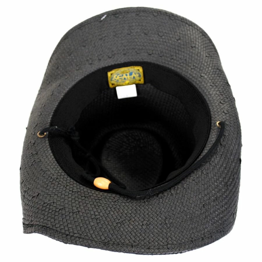 Scala Chincord Toyo Straw Western Hat - Image 3