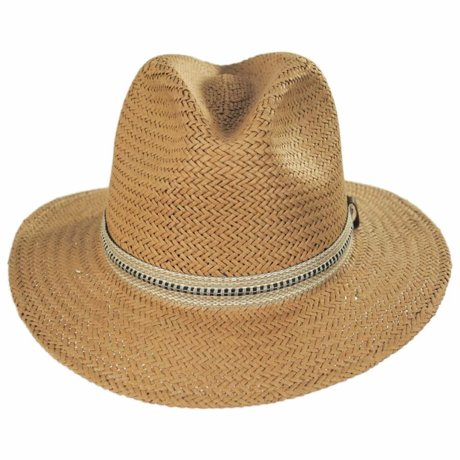 Kilgore Raindura Toyo Straw Fedora Hat 1 Kilgore Raindura Toyo Straw Fedora Hat