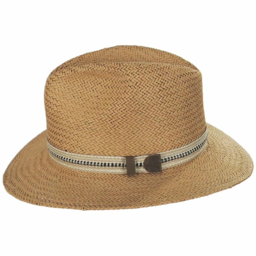 Kilgore Raindura Toyo Straw Fedora Hat 2 Kilgore Raindura Toyo Straw Fedora Hat - Image 2