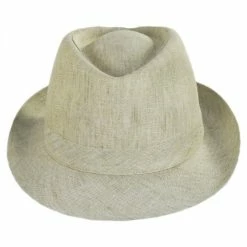 Stetson Linen Delave Trilby Fedora Hat