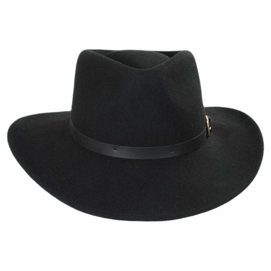 Melbourne Crushable Wool Felt Outback Hat 1 Melbourne Crushable Wool Felt Outback Hat
