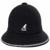 Kangol Striped Casual Wool Bucket Hat