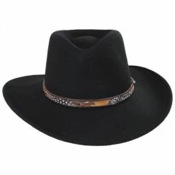 Stetson Linwood Crushable Wool Felt Outback Hat