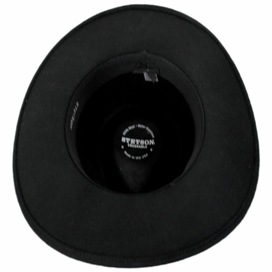 Stetson Linwood Crushable Wool Felt Outback Hat 3 Stetson Linwood Crushable Wool Felt Outback Hat - Image 3