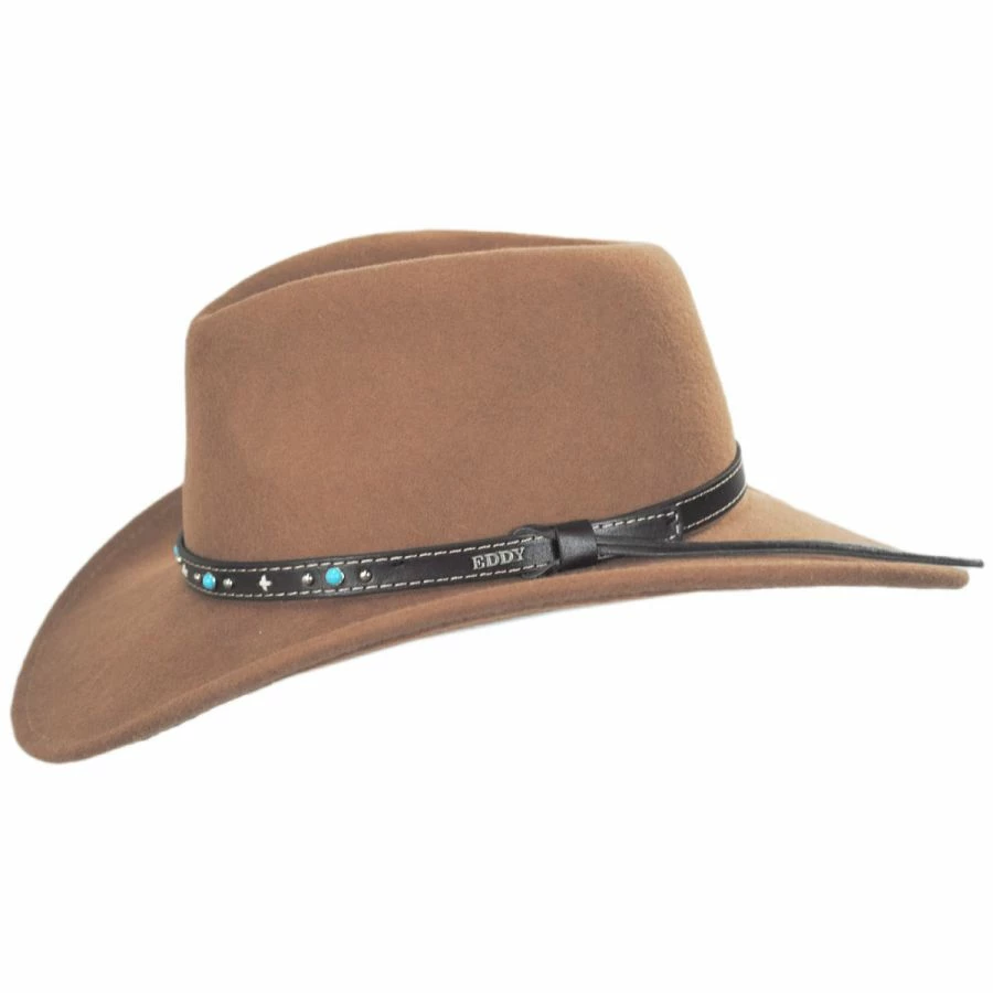Destry Wool Felt Western Hat 2 Destry Wool Felt Western Hat - Image 2