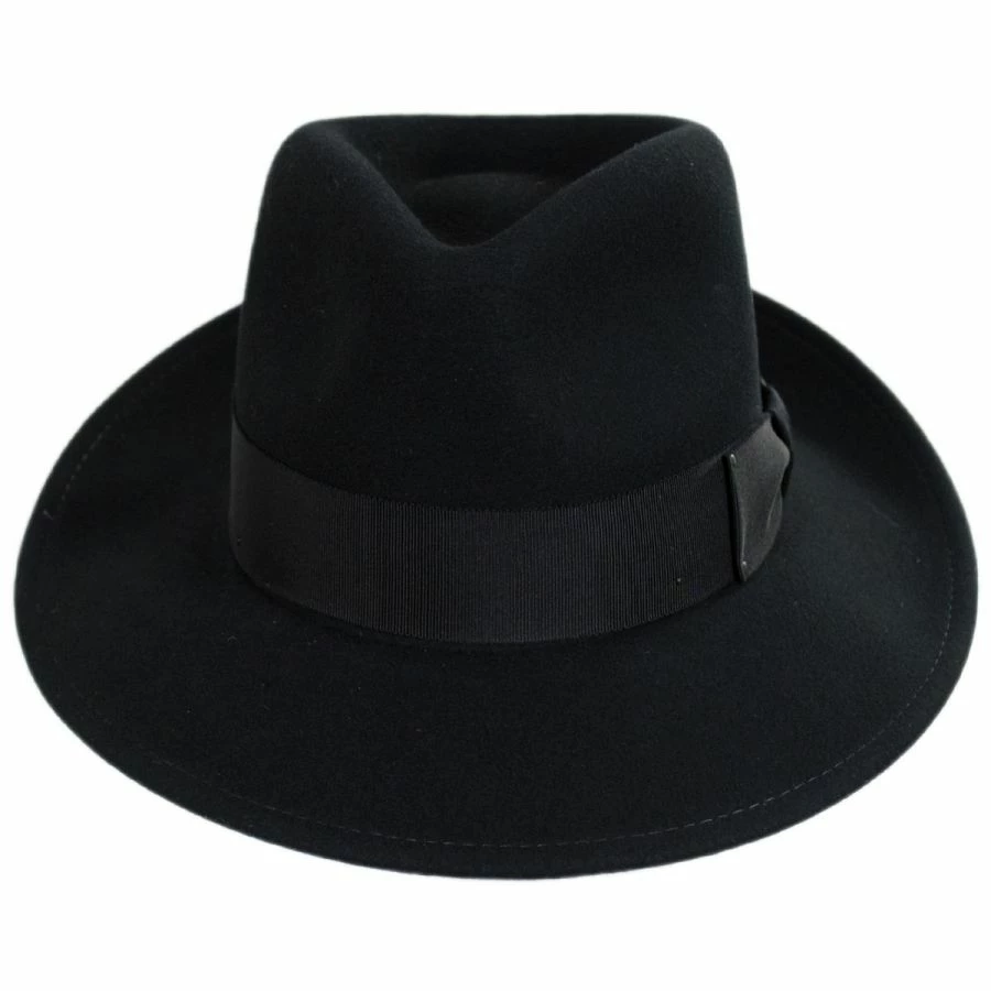 Packable Wool LiteFelt Fedora Hat