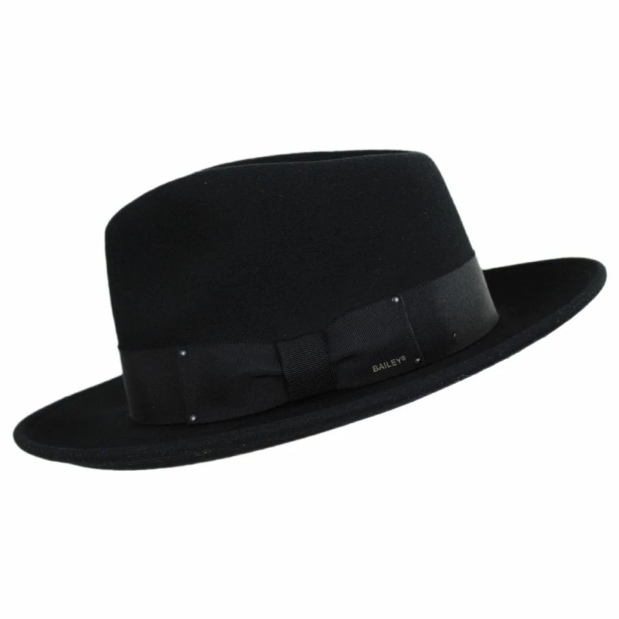 Packable Wool LiteFelt Fedora Hat - Image 2