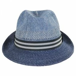 Berle Toyo Straw Blend Fedora Hat