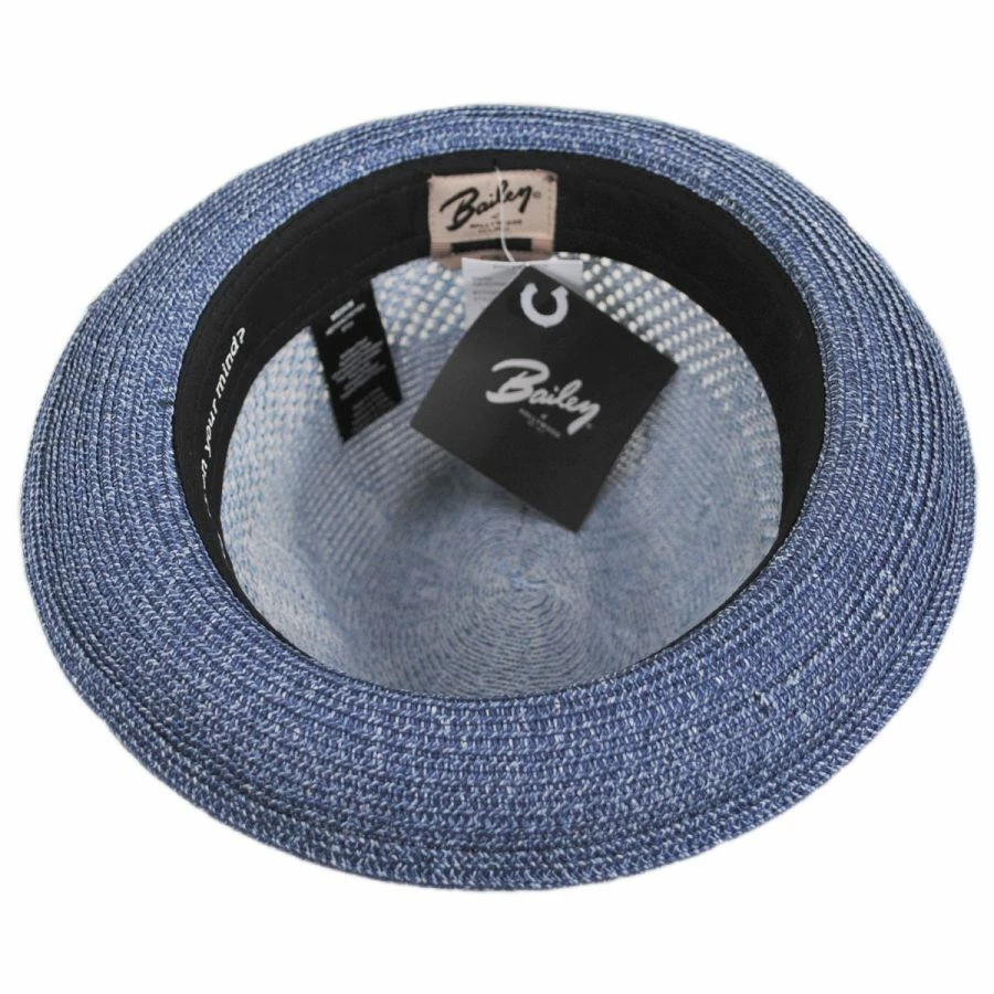 Berle Toyo Straw Blend Fedora Hat 3 Berle Toyo Straw Blend Fedora Hat - Image 3