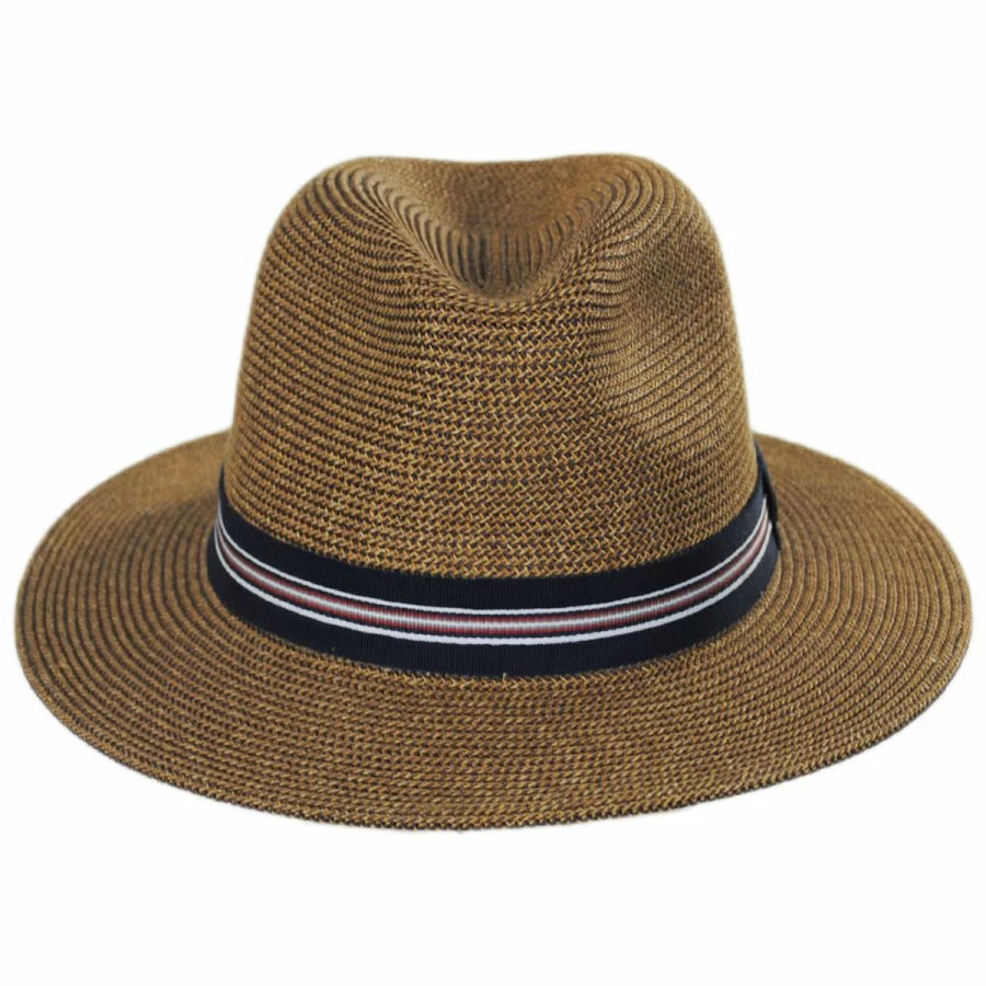 Hester Toyo Straw Blend Fedora Hat 1 Hester Toyo Straw Blend Fedora Hat