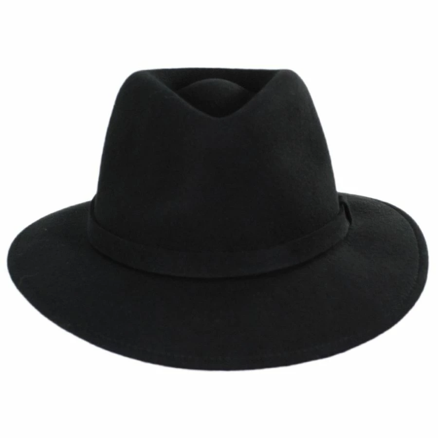 Slope Earflap Wool Felt Fedora Hat 1 Slope Earflap Wool Felt Fedora Hat