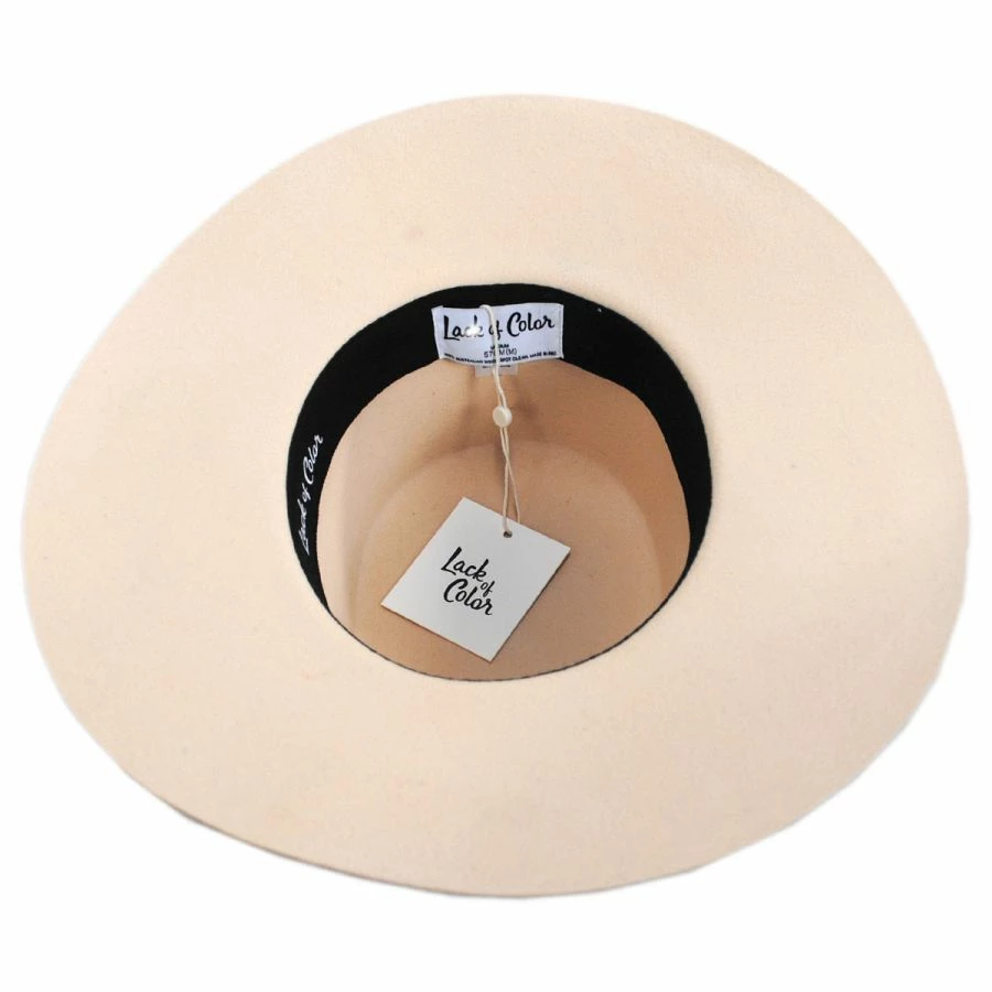 Sierra Wool Felt Boater Hat 3 Sierra Wool Felt Boater Hat - Image 3