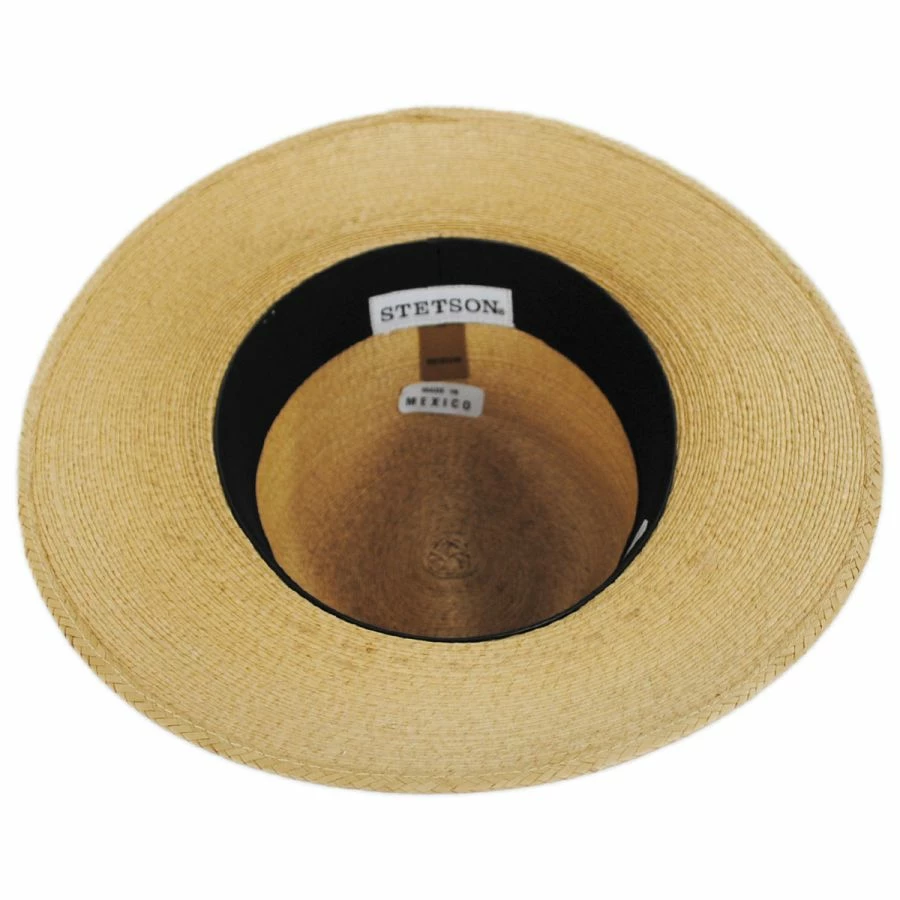 Stetson Trailhead Palm Straw Fedora Hat 3 Stetson Trailhead Palm Straw Fedora Hat - Image 3