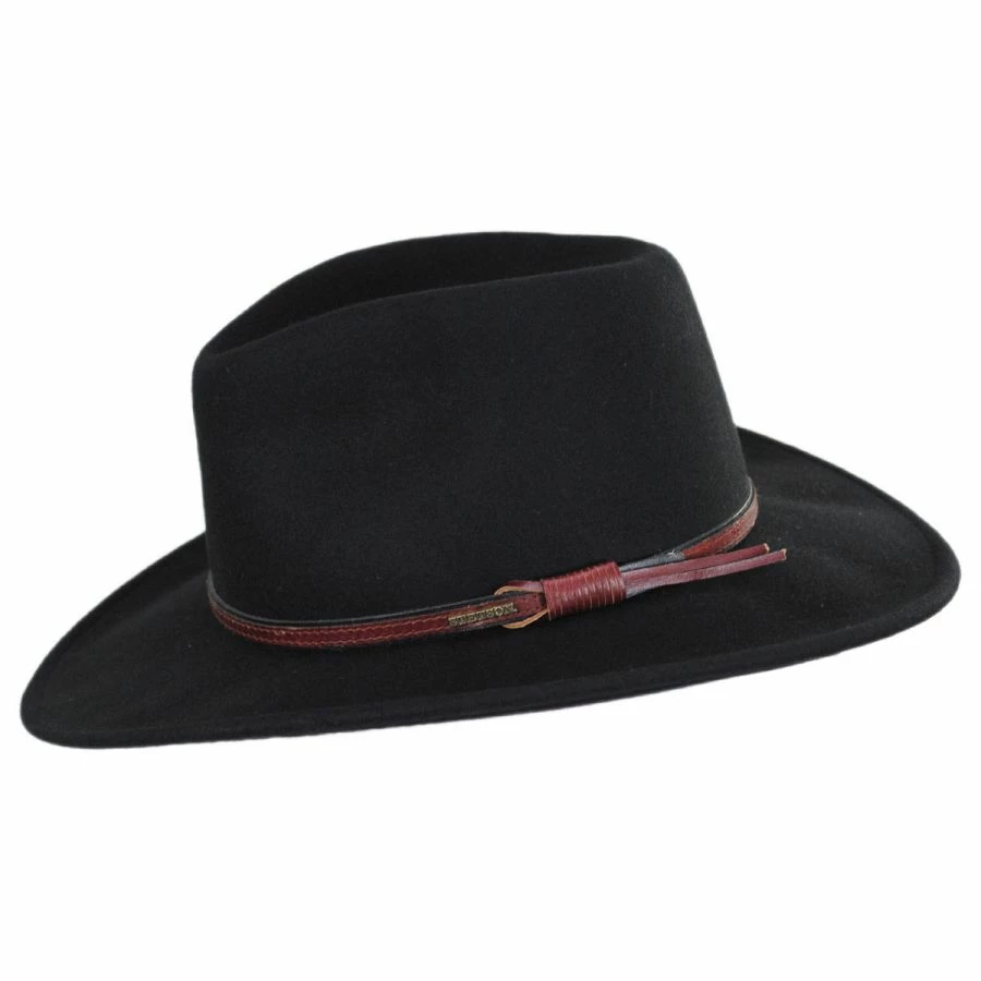 Stetson Bozeman Crushable Wool Felt Outback Hat 2 Stetson Bozeman Crushable Wool Felt Outback Hat - Image 2