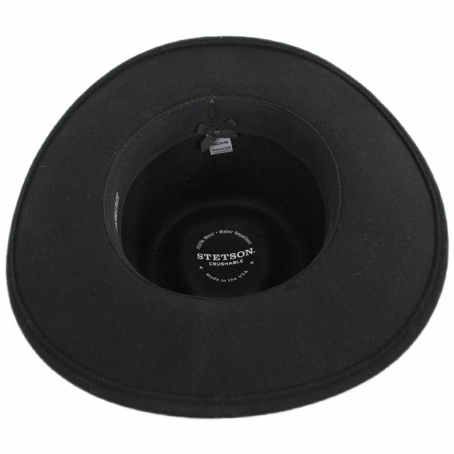 Stetson Bozeman Crushable Wool Felt Outback Hat 3 Stetson Bozeman Crushable Wool Felt Outback Hat - Image 3