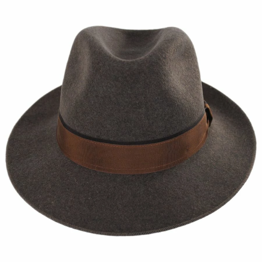 Desmond Crushable Wool Felt Fedora Hat 1 Desmond Crushable Wool Felt Fedora Hat