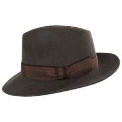 Alternative view of Desmond Crushable Wool Felt Fedora Hat