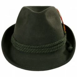 Alpine Wool Felt Fedora Hat