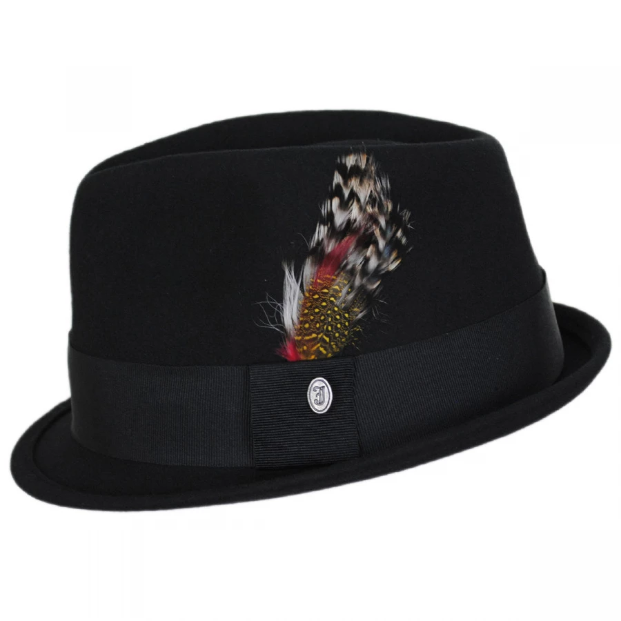 Dekker Crushable Wool Felt Trilby Fedora Hat - Image 2