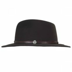 Alternative view of Stetson Cromwell Crushable Wool Felt Fedora Hat