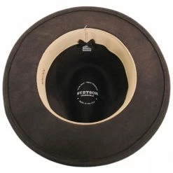 Stetson Cromwell Crushable Wool Felt Fedora Hat -CHARLIE 1 HORSE Shop 356597