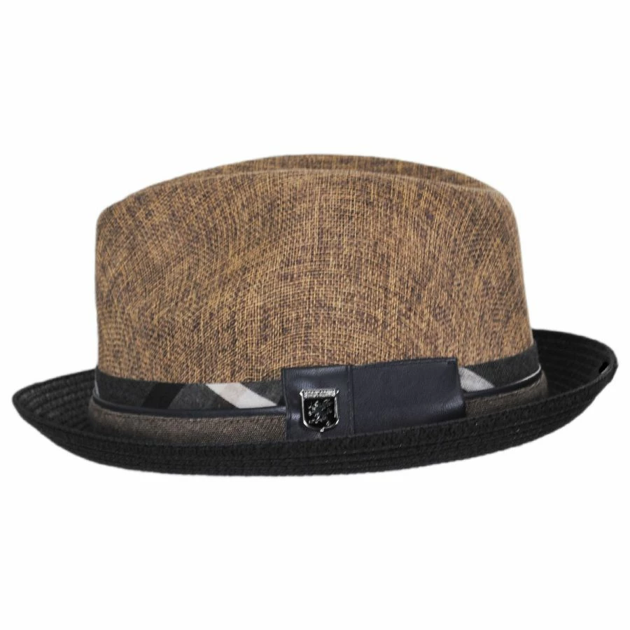 Roxbury Toyo Straw Blend Fedora Hat 2 Roxbury Toyo Straw Blend Fedora Hat - Image 2
