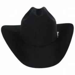 Lightning Wool And Angora Felt Cowboy Hat - Black