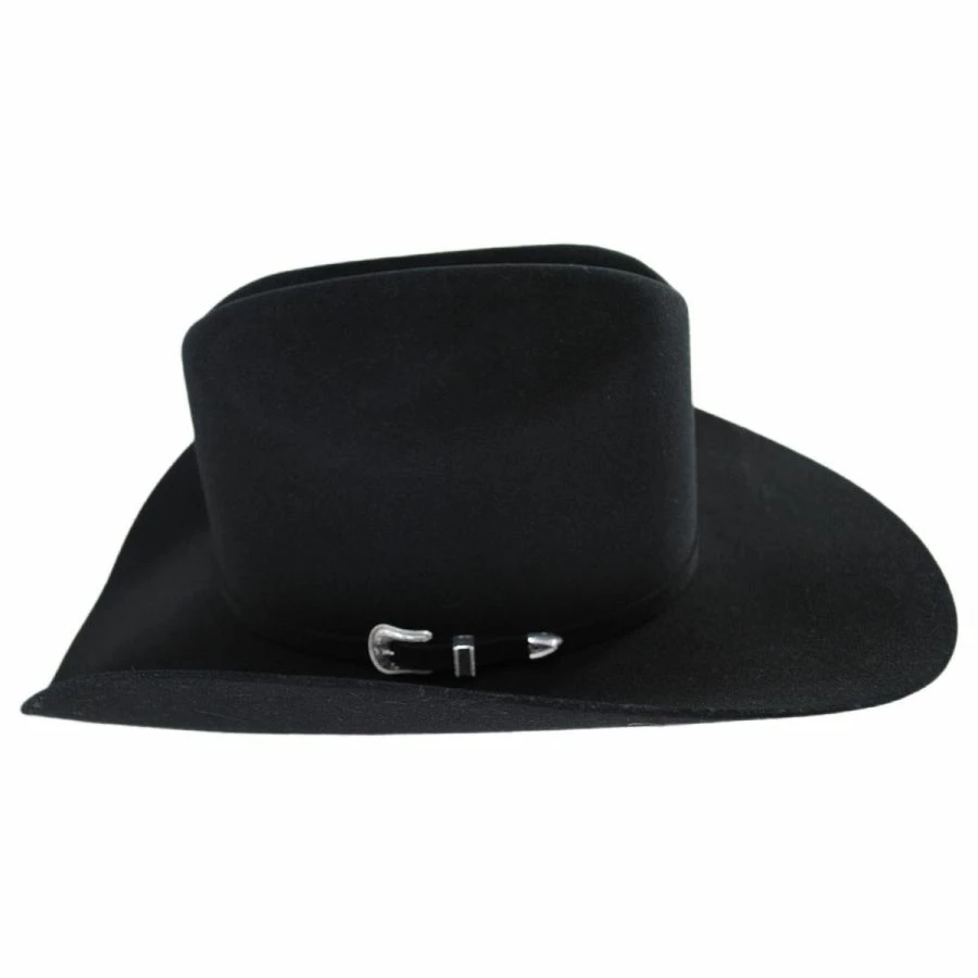 Lightning Wool And Angora Felt Cowboy Hat - Black - Image 2