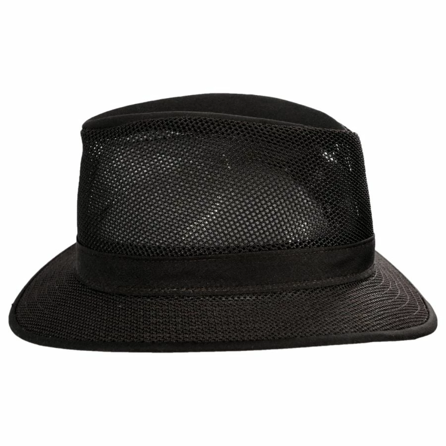 Packable Mesh Safari Fedora Hat - Image 2