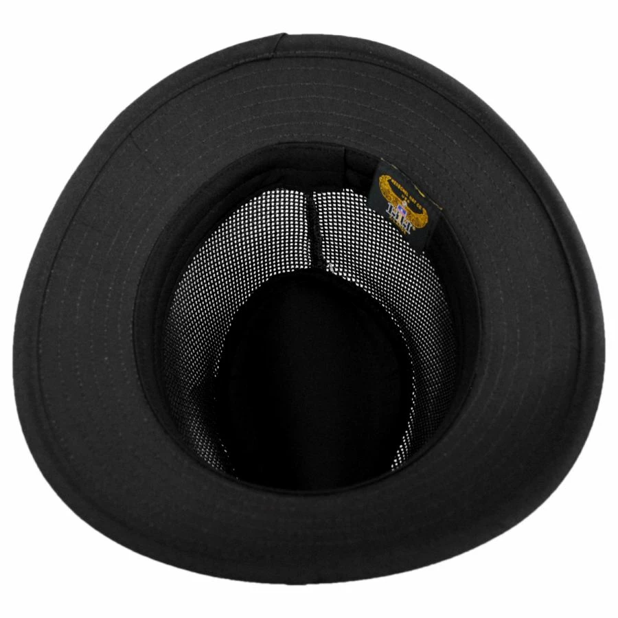 Packable Mesh Safari Fedora Hat - Image 3