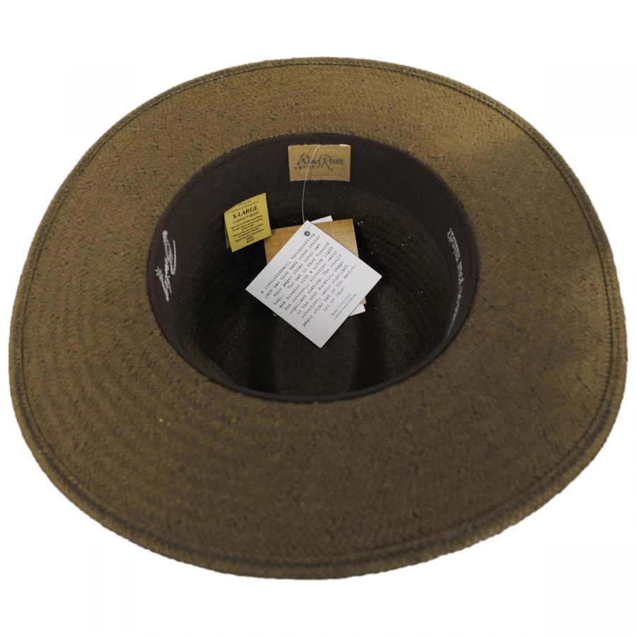 Quade Raindura Straw Fedora Hat 3 Quade Raindura Straw Fedora Hat - Image 3